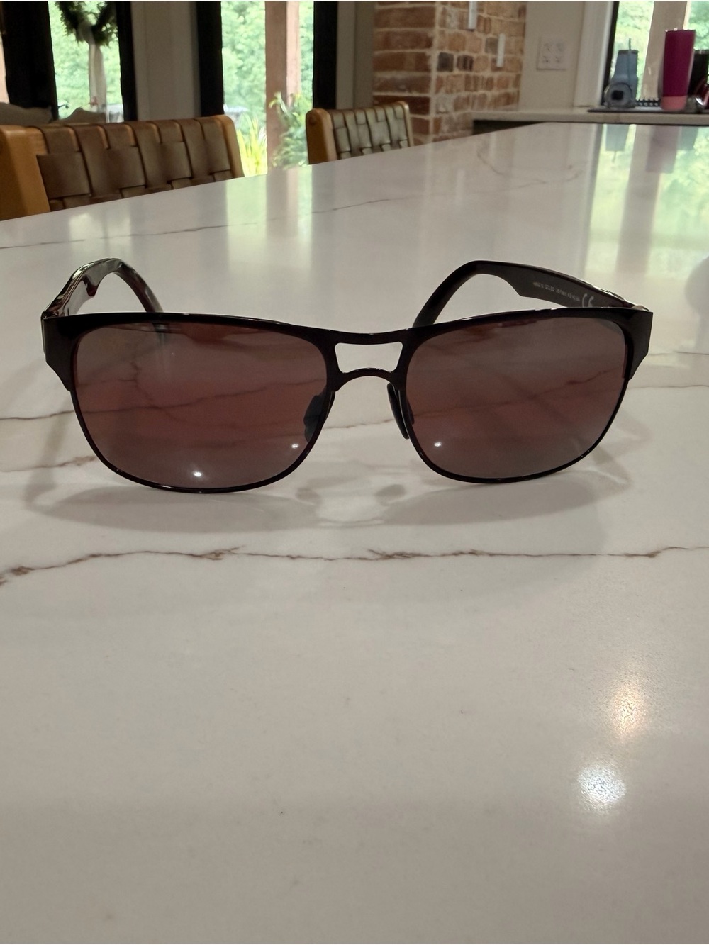 Maui Jim MJ-296-07/B Polarized Sunglasses Bronze Lens Tortoise Frame